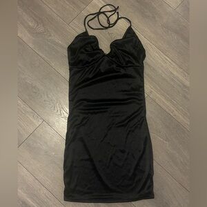 Garage ruched halter dress